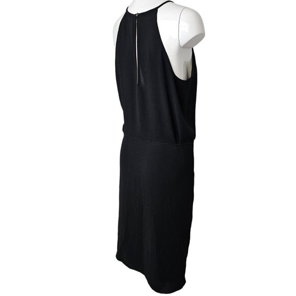 Aritzia Wilfred Womens Wrap Front Dress Black Size Small - Picture 4 of 9